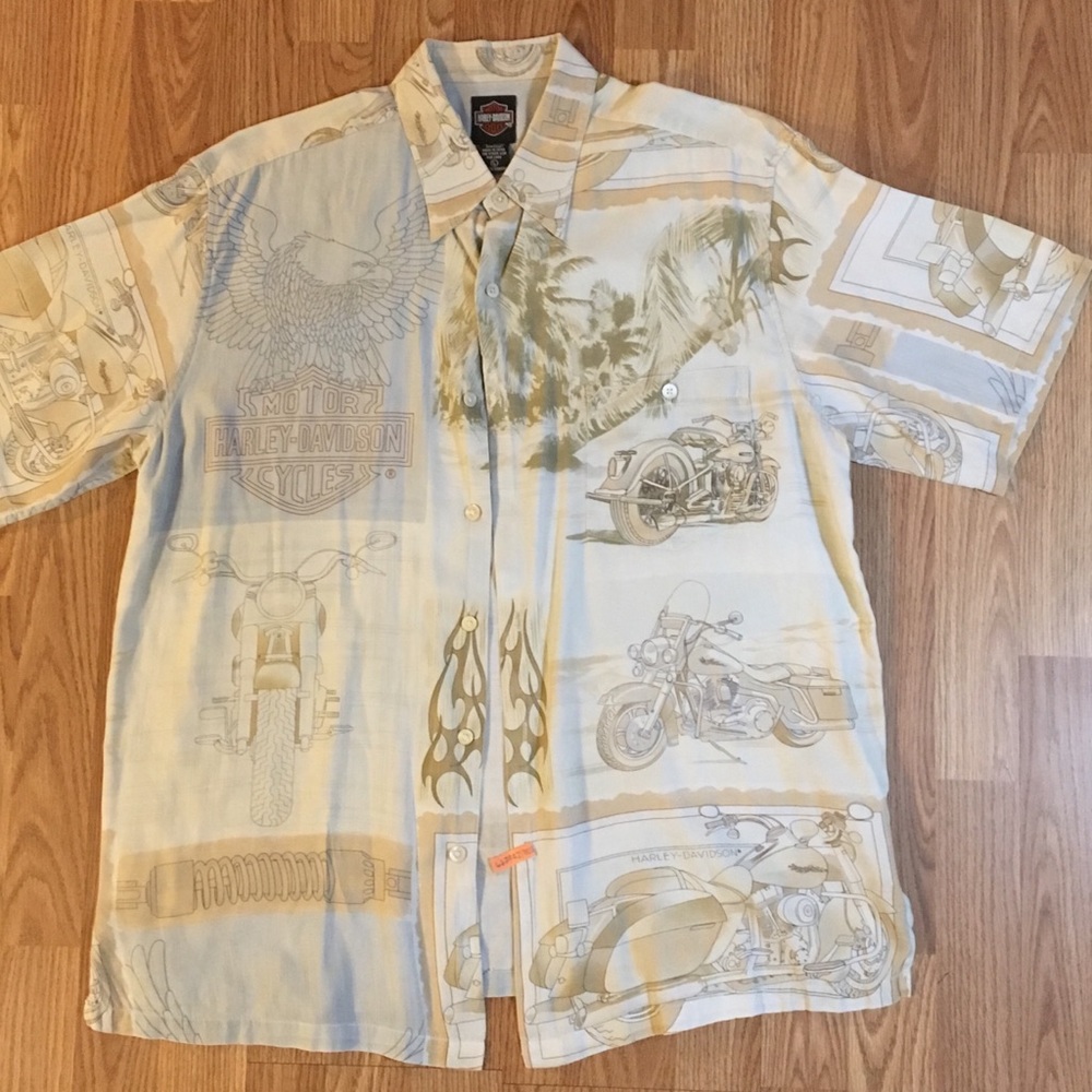 Authentic Harley Shirt L